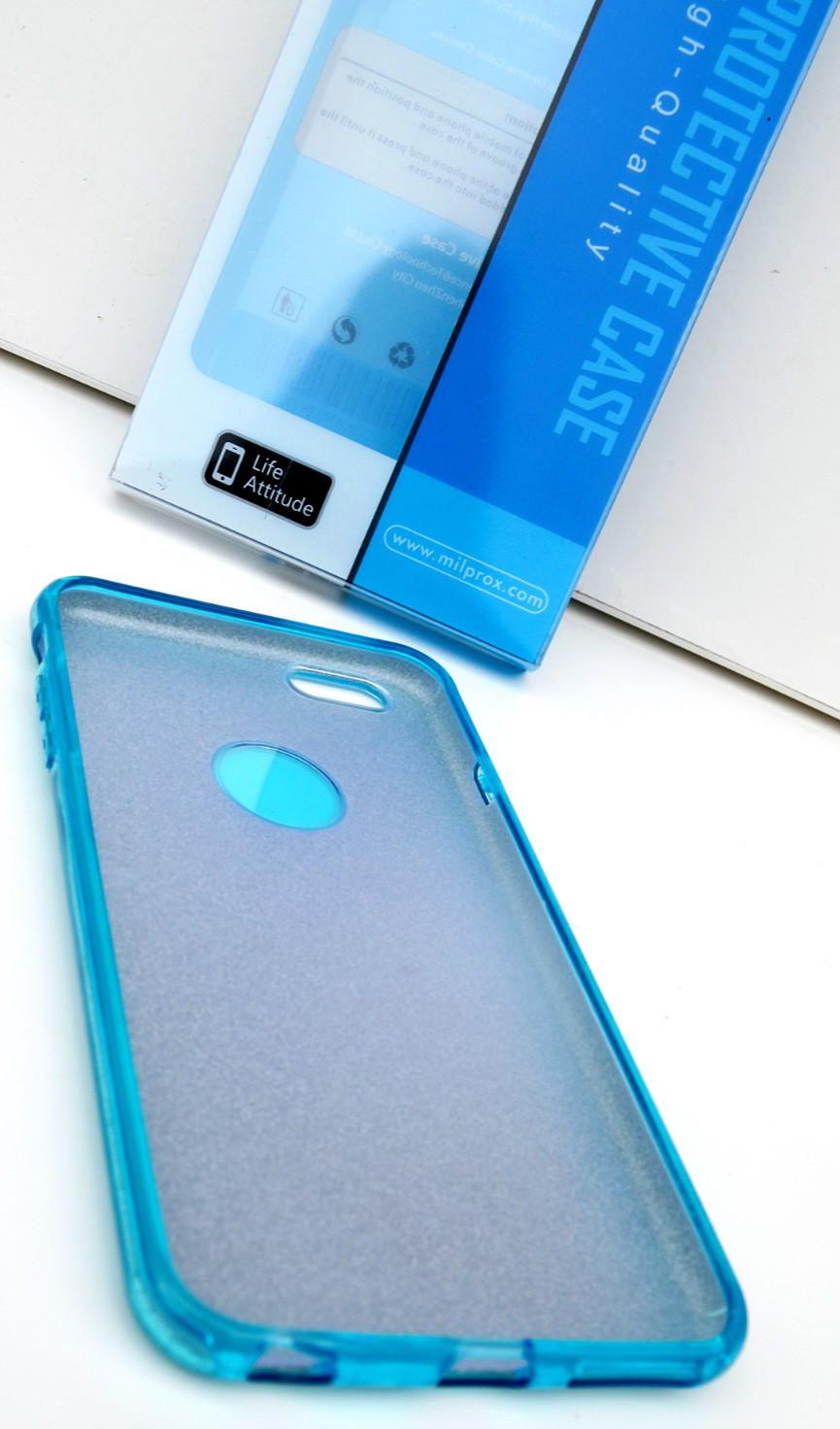 iPhone 6 Shiny Glitter Protective Case Blue by Milprox image 2