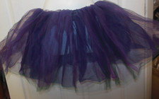 European Tutu Navy/Purple/Forest Organdy Tulle large Child Ballet Dance