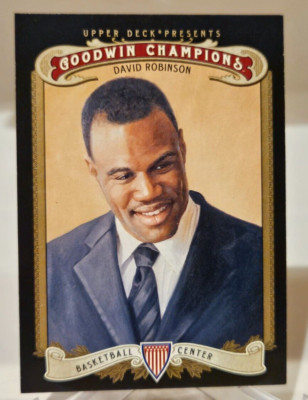 2012 Goodwin Champions DAVID ROBINSON #63