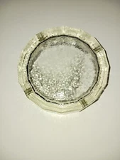 Vintage Iceberg Glass Ashtray