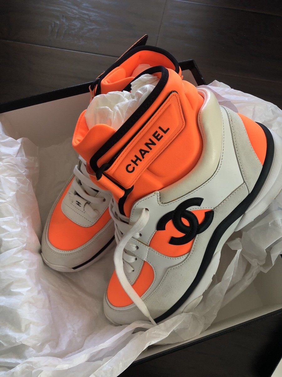 CHANEL ジレ　38 Chanel Interlocking CC Logo Sneakers Size 38 NEW | eBay