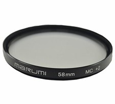 Filtro fotocamera MARUMI obiettivo ravvicinato MC + 2 58mm per riprese ravvicinate NUOVO