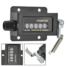 New Bale Counter Glass Mirror Design 5 Digit Counting Mechanical Counter ResetlR
