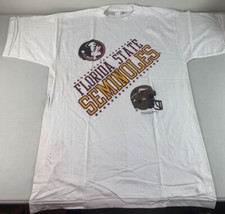Vintage 90s Florida State University FSU Seminoles Men's L T Shirt Football Tee
