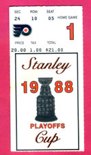 4/9/88 FLYERS/CAPITALS HOCKEY STANLEY CUP PLAYOFFS TICKET STUB