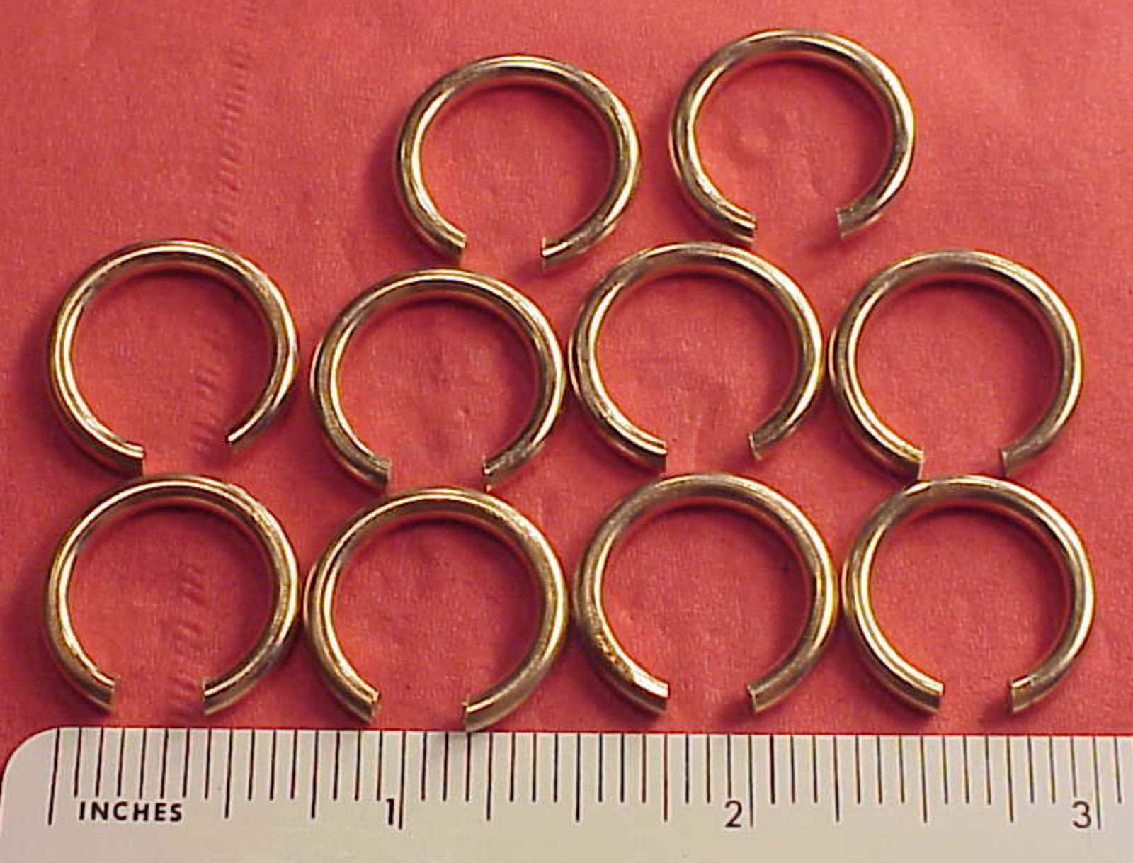 16 Size Pocket Watch Bows 14k Rose Hamilton PLate TEN PIECES in This