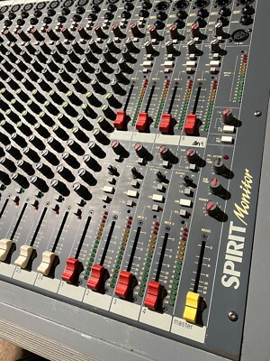 Soundcraft Spirit Monitor Mixing Console 24x8 Sound Board Mixer w