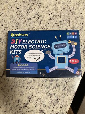 Giggleway Electric Motor Robotic Science Kits, DIY STEM Toys for kids,NEW OB