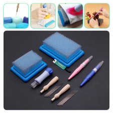 Needle Wool Felting Handle holder Embroidery Mat Brush Craft Kit Tool Hot
