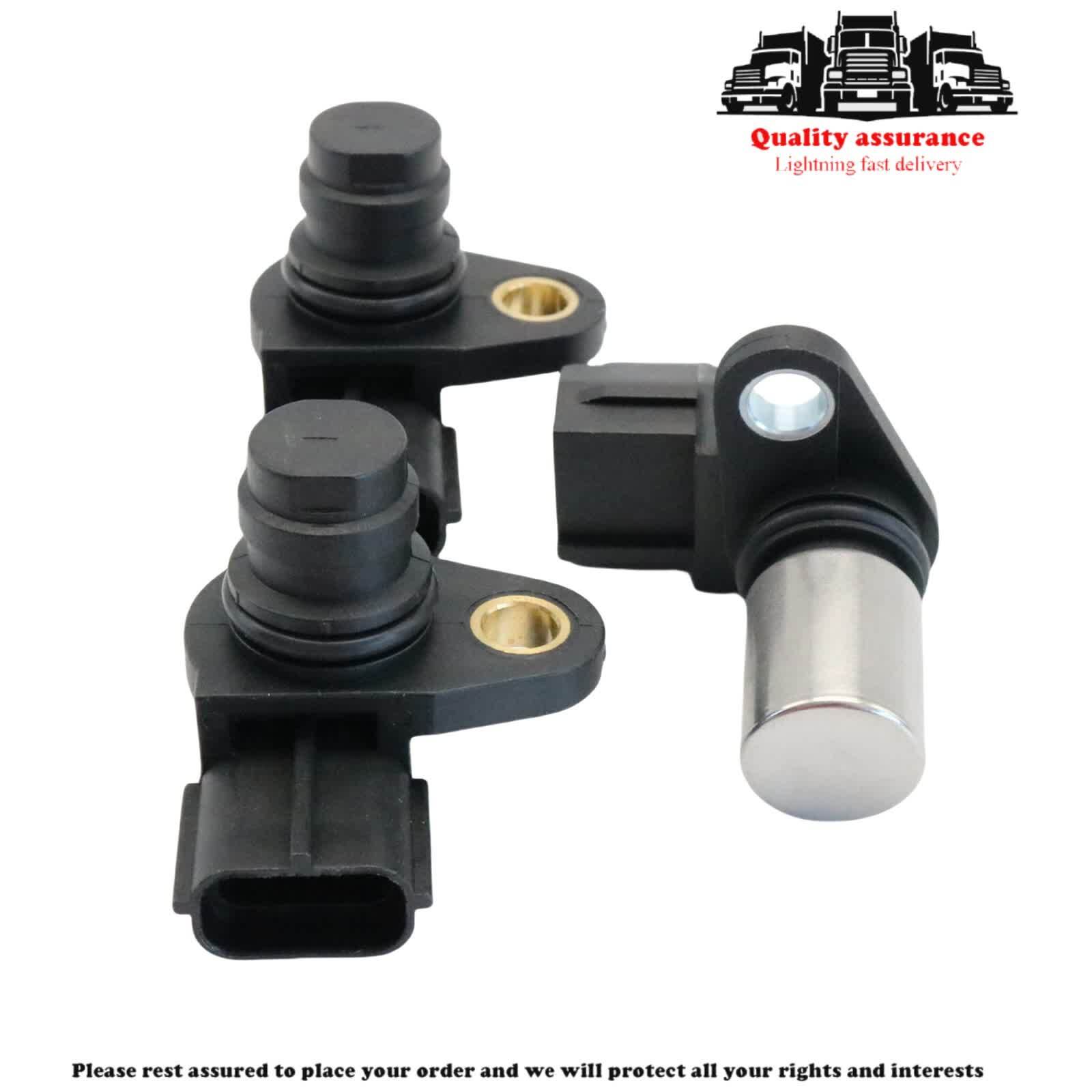 2 Camshaft & 1 Crankshaft Position Sensor 307112930 Compatible with Volvo S60 V70 XC70