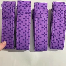 Bake Even Cake Pan Strips Belt 4Pcs  Kitchen Tool 34" Adjustable Purple New