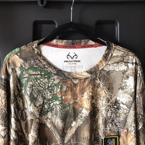 Realtree Edge Long Sleeve Performance Camouflage Shirt Men's Size 3XL(54-56) - Picture 2 of 16