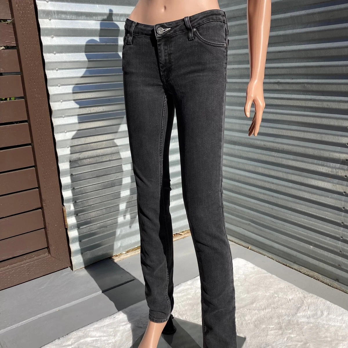 Skinny black jeans they are acne sales