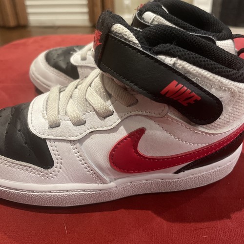Nike Court Borough Mid 2 Sneakers Shoes CD7784-110 Kid's Sz 10C | eBay