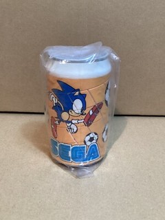 Sonic The Hedgehog Soccer Football Puzzle Soda Can Coin Bank Toy Sega Rare