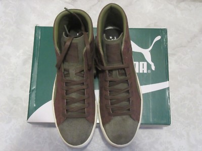 Puma Mid x Bobbito Chestnut Burnt Olive Gold 361050 01 Size 11 Sneakers