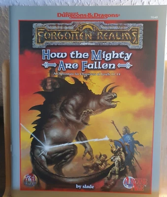 AD&D Forgotten Realms Adventure How The Mighty Are Fallen 1996 TSR 9540 by Slade - Bild 1 von 4