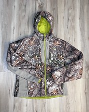 Cabela  s Zonz Woodlands Insulated Hooded Camo Hunting Coat XL Youth Zip Jacet
