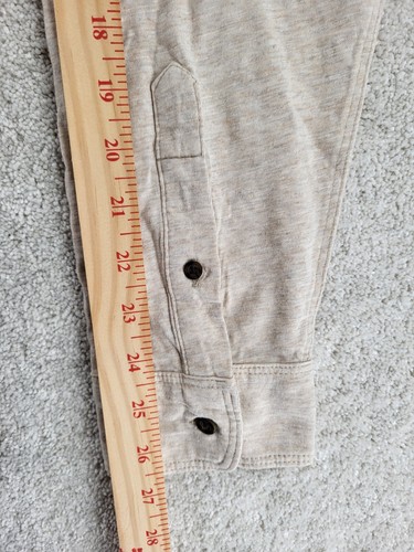 George super weiches Hemd Herren Gr. 42/44 Button Down Ivory Large neu mit Etikett - Bild 5 von 7