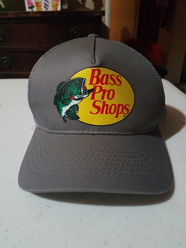 Gray Bass Pro Shops Mesh Trucker Hat | eBay
