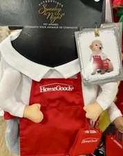 New LARGE Homegoods Employee Pet Dog Costume Shopping Dog Mom Christmas