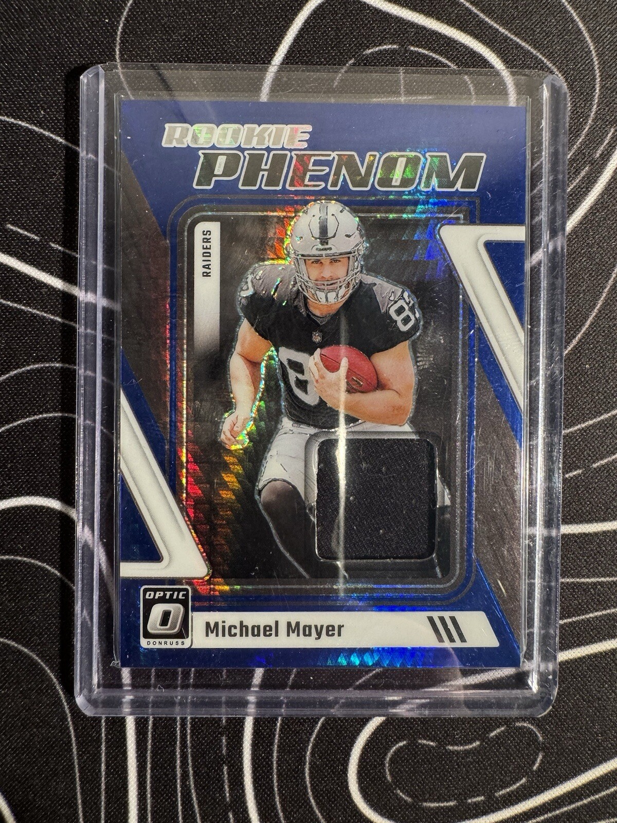 2023 Optic Blue Rookie Phenom Michael Mayer Patch Card