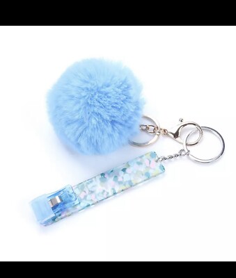 Trendy keychain credit card grabber For Long Nails
