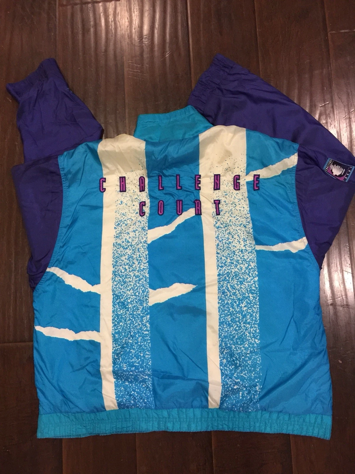 VTG🔥 Nike Challenge Court Andre Agassi Vintage Lined Jacket Sz XL Men’s Tennis