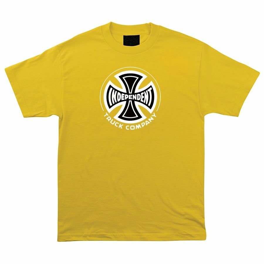 INDEPENDENT TRUCK COMPANY Tシャツ Independent Trucks TRUCK CO LOGO Skateboard T Shirt YELLOW
