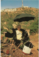 Joan Rivers Roddy McDowell Photo I Love N.Y. in Hollywood Postcard 1983