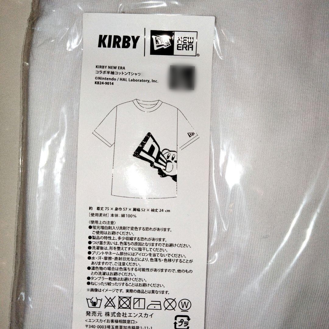 NEW ERA × KIRBY 長袖Tシャツ Sサイズ 黒2025未使用新品 Kirby Shirt Mens Large Gray Brown Nintendo Short Sleeve