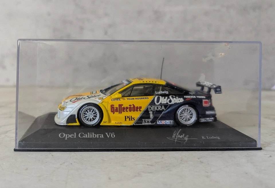 Minichamps Opel Calibra V6 4x4 DTM 1995 K.LUDWIG Team Rosberg 430 954201 Boxed - Image 2 of 4