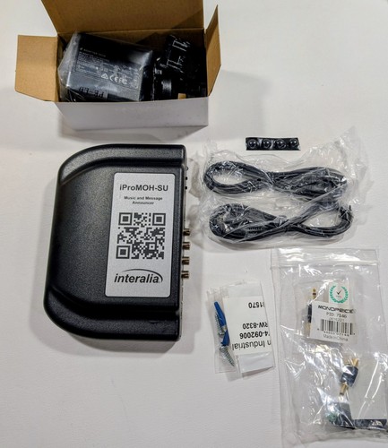 Interalia iProMOH-SU 41600-00 Digital Music On Hold & Message Announcer Player
