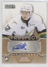 2015-16 Leaf ITG Heroes & Prospects Prospect Julien Gauthier #PS-JG1 Auto 1h5