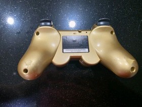 Sony PlayStation 3 PS3 DualShock 3 Gold Wireless OEM Controller TESTED Read