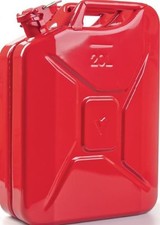 Benzinkanister Stahlblechkanister Dieselkanister Rot Metall 20 Liter 27-27000