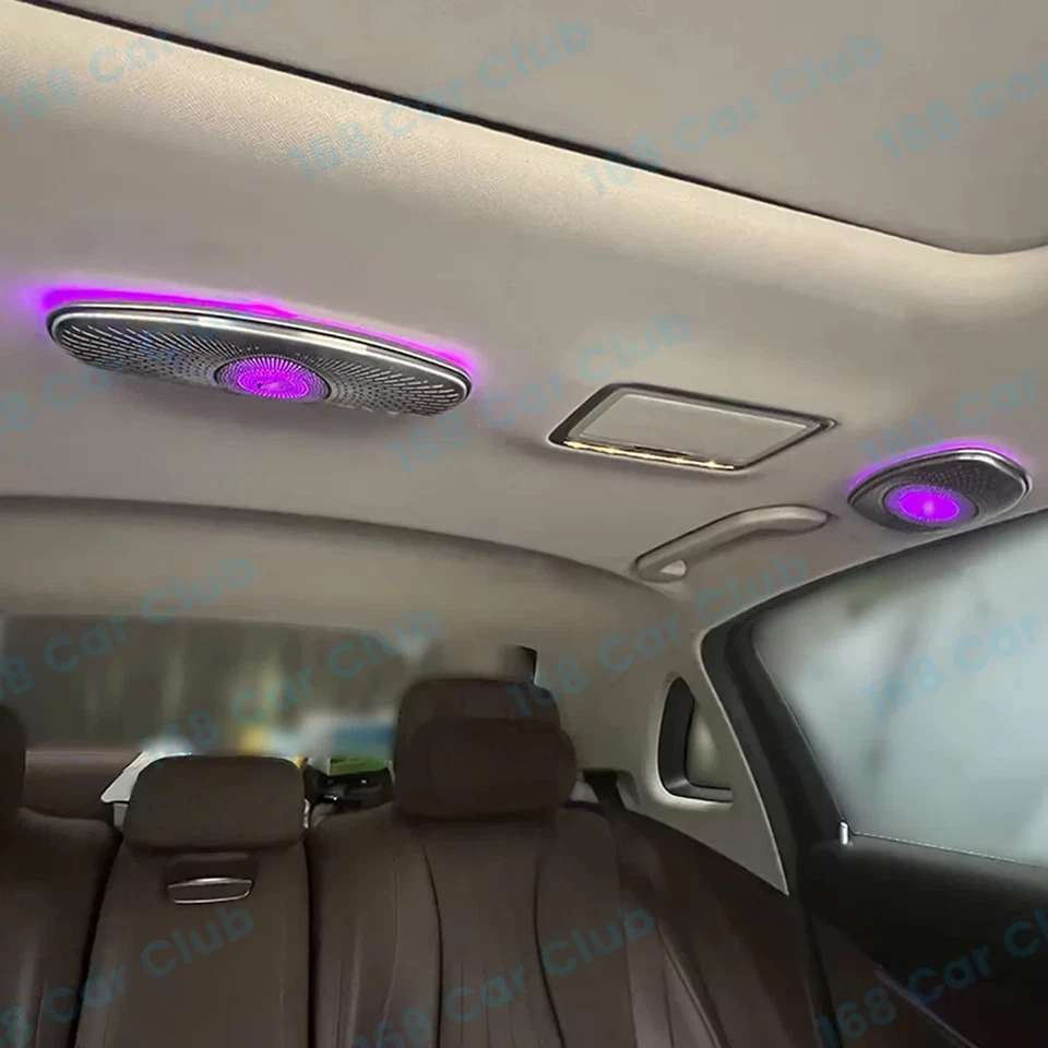 Altavoz de luz ambiental LED 7/64 colores para Mercedes Benz Clase C/E/S W213 W222  Foto 3 de 4