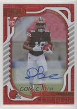 2022 Panini Absolute Rookies Red Squares Signatures 10/50 David Bell Auto 0q0m