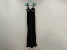 Mac Duggal 44134 Beaded Bust Cut Out Black Gown Sz 2 SAMPLE NEW