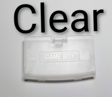 NEW Clear Battery Covers Gameboy Advance - GBA Replacement Battery Doors