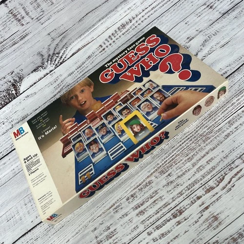 1987 Guess Who Game by Milton Bradley Complete in Very Good Condition FREE SHIP