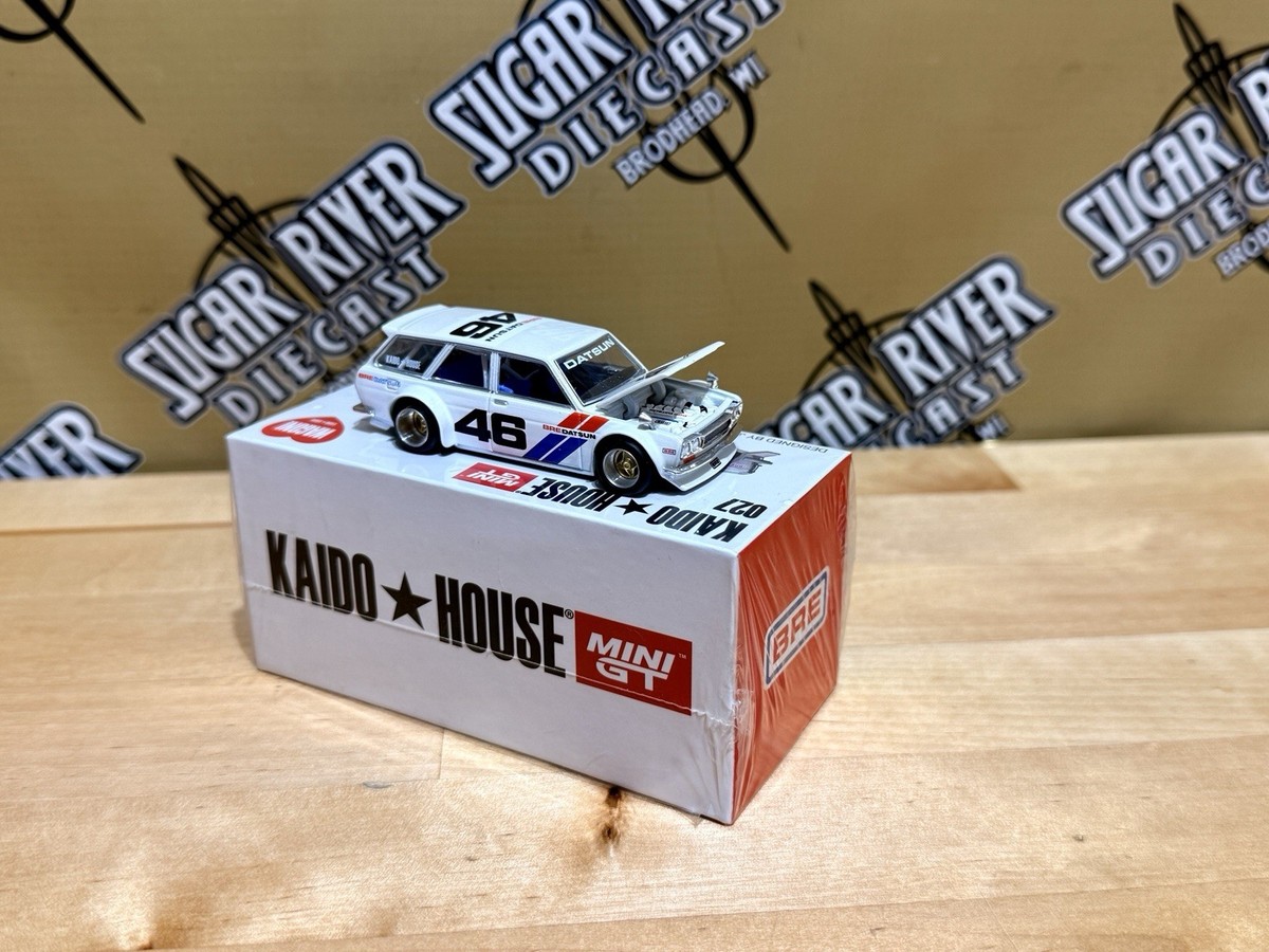 1/64 MINI GT KAIDO HOUSE #27 BRE V2 #46 DATSUN 510 WAGON SEALED