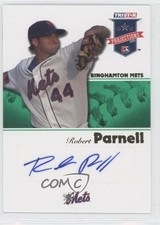 2008 TRISTAR PROjections Green Auto 32/50 Bobby Parnell #113 Auto 0c2