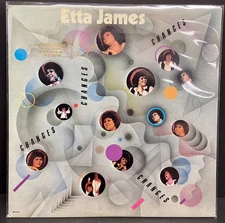 ETTA JAMES CHANGES LP ORIG '80 T-ELECTRIC MCA-3244 PROMO FUNK SOUL R&B 