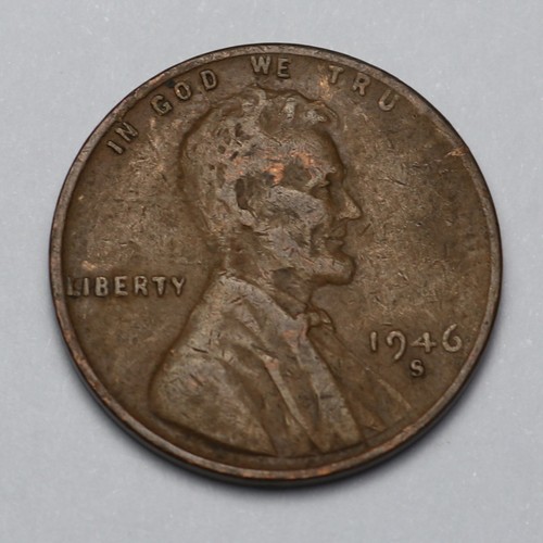 Centavo Lincoln Wheat 1946-S centavo laminación inversa error como nuevo (E2) - envío gratuito - Imagen 4 de 4