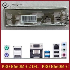 NEW FOR ASUS PRO B660M-C2 D4  PRO B660M-C  otherboard I/O Shield Backplate