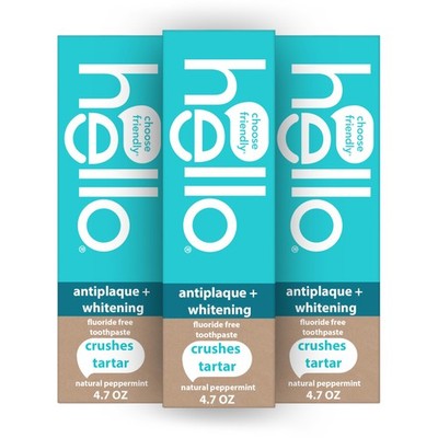 Antiplaque and Whitening Fluoride Free Toothpaste, Whitening Toothpaste with ...
