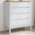 Kommode mit Schubladen Schubladenschrank Sideboard Massivholz Kiefer vidaXL
