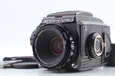 Final Late CLA'd N MINT Zenza Bronica S2 S2A Black Camera 75mm F2.8 Lens JAPAN