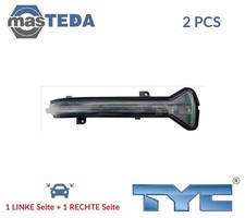 303-0144-3 BLINKER BLINKLICHT BLINKLEUCHTE EXTERIOR MIRROR VORNE TYC 2PCS NEU